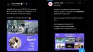 Fans reacting to Suga and IU's win (Image via Twitter)